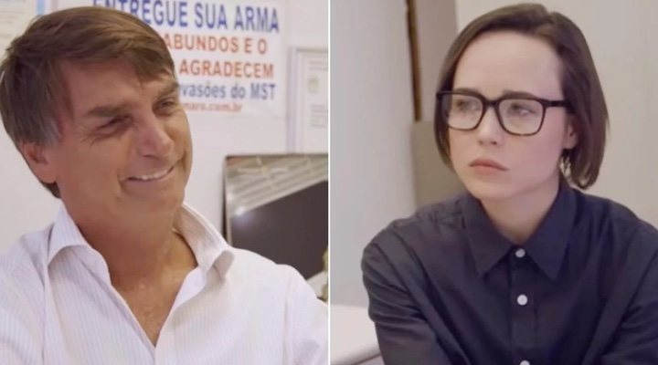 Ellen Page y Bolsonaro