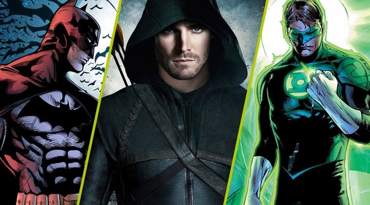 'Arrow', Batman y Linterna Verde