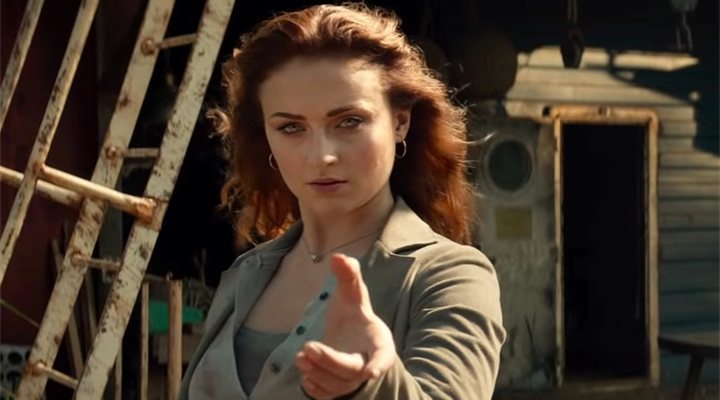  Sophie Turner como Jean Grey en 'X-Men: Fénix Oscura'