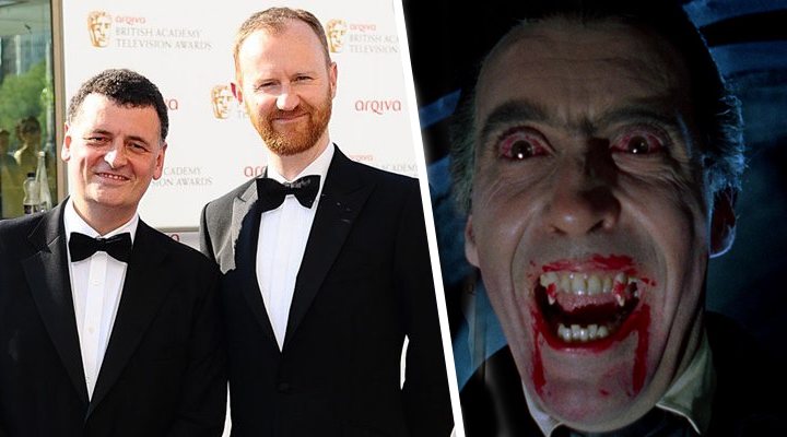 Mark Gatiss y Steven Moffat; fotograma de 'Drácula de Bram Stoker'