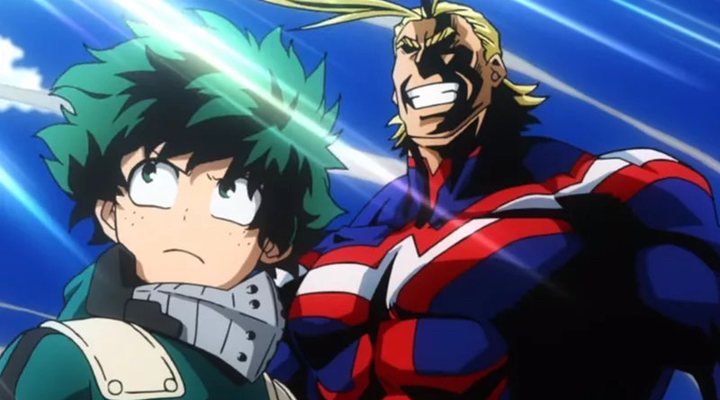 Midoriya y All Might