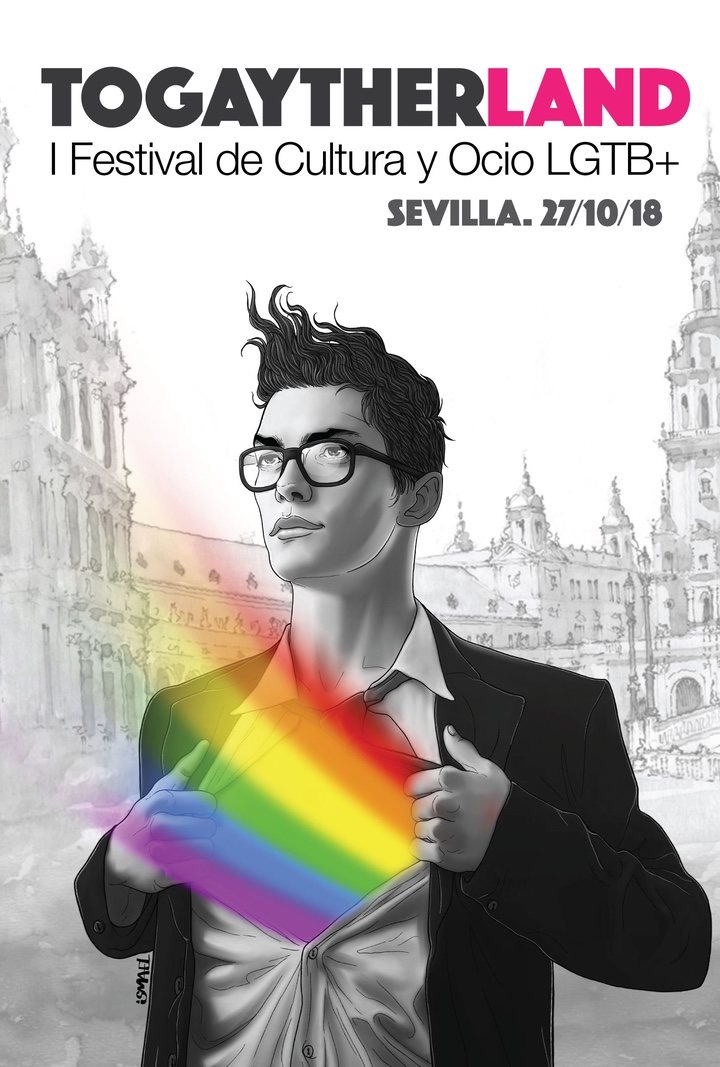  Cartel del festival LGTB+ 'Togaytherland'