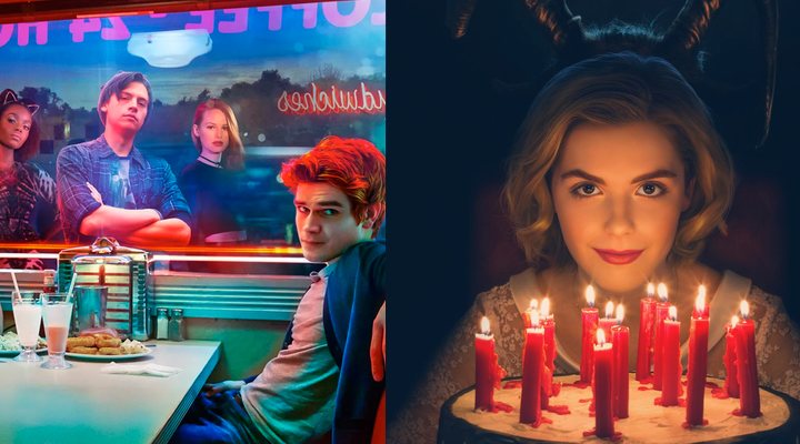  'Riverdale' (izquierda) y 'Las escalofriantes aventuras de Sabrina' (derecha)