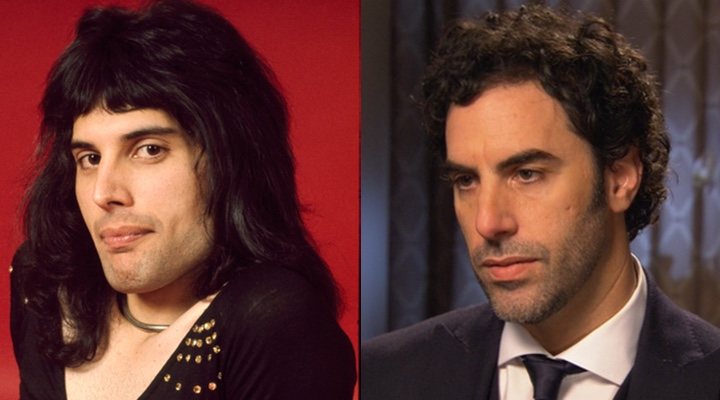 Freddie Mercury y Sacha Baron Cohen