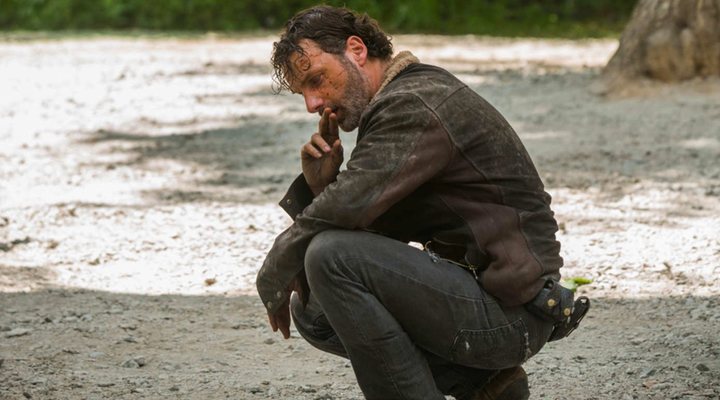  Andrew Lincoln como Rick Grimes en 'The Walking Dead'