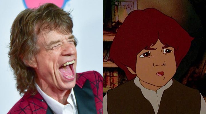 Mick Jagger y Frodo animado