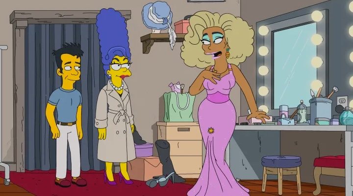  Imagen de RuPaul en 'Los Simpson'