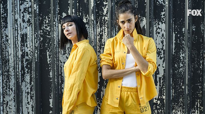 'Najwa Nimri y Alba Flores como Zulema y Saray'