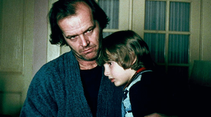 Jack Nicholson y Danny Lloyd en 'El resplandor'