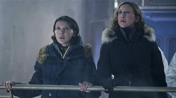 Millie Bobby Brown y Vera Farmiga en 'Godzilla II: Rey de los monstruos'