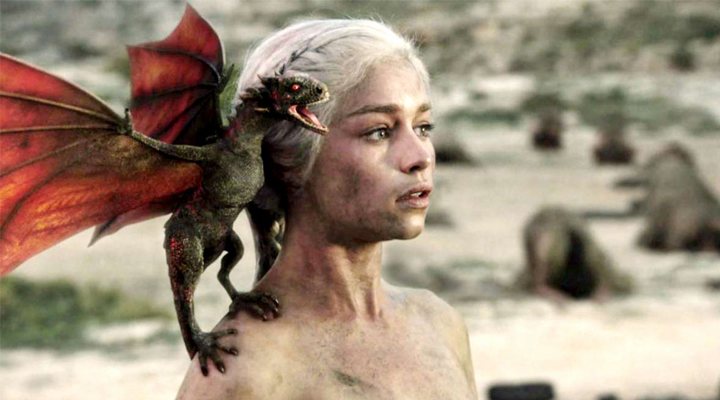 Emilia Clarke en 'Juego de Tronos'