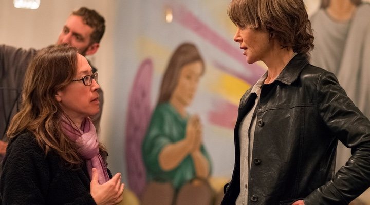  Karyn Kusama y Nicole Kidman en el rodaje de 'Destroyer'