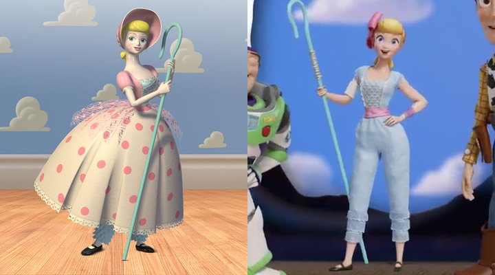 Bo Peep en 'Toy Story' y 'Toy Story 4'