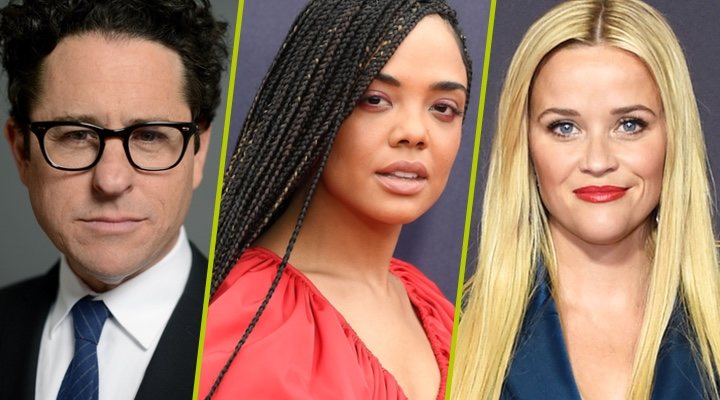  J.J. Abrams, Tessa Thompson y Reese Witherspoon