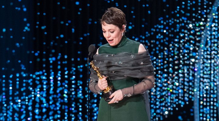 Olivia Colman en los Oscar 2019