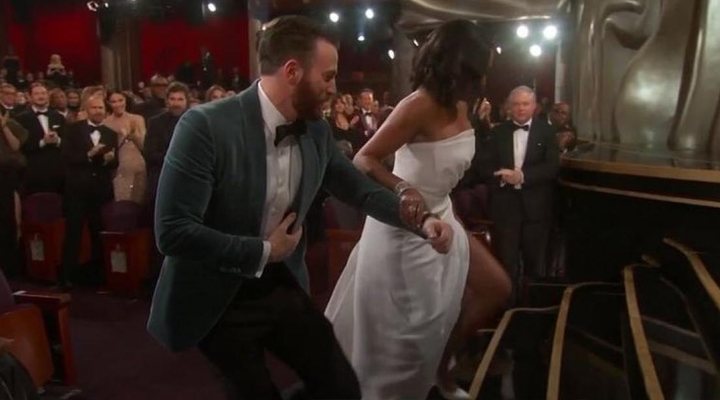 Chris Evans y Regina King