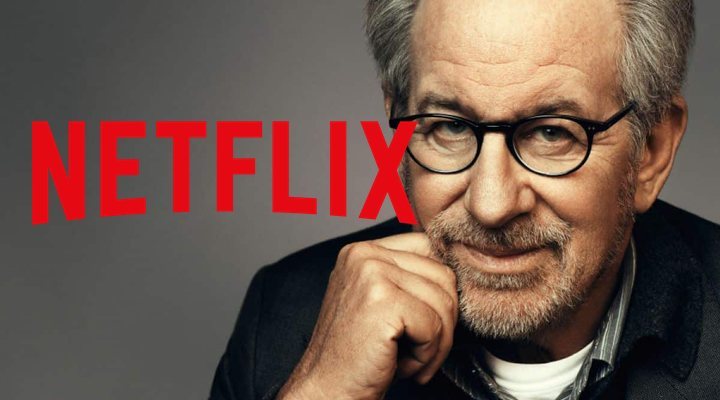 Montaje con Spielberg y el logo de Netflix