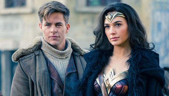 Chris Pine y Gal Gadot en 'Wonder Woman'