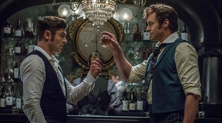 Zac Efron y Hugh Jackman en 'El gran showman'