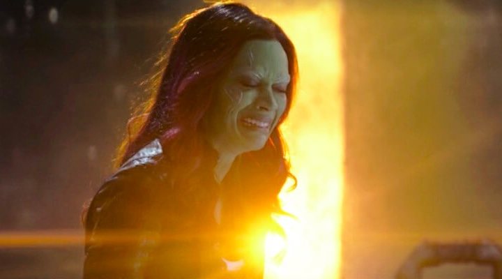 Fotograma de Gamora en 'Infinity War' 