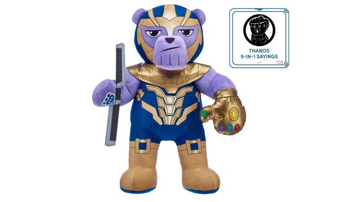 Peluche Build-A-Bear de Thanos