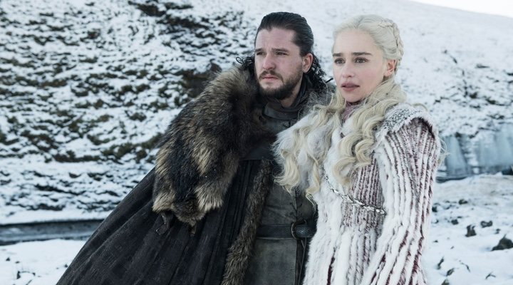 Daenerys y Jon Nieve en 'Juego de Tronos'