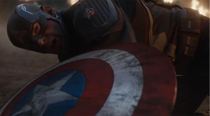  Chris Evans como el Capitán América en 'Vengadores: Endgame'