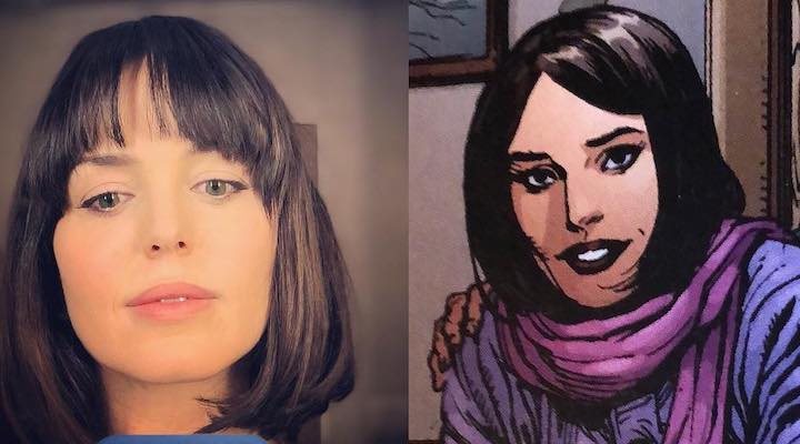 Marta Milans y su personaje, Rosa, en los cómics de DC