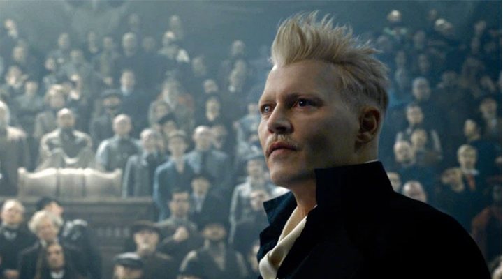  Johnny Depp en 'Animales Fantásticos: Los crímenes de Grindelwald'