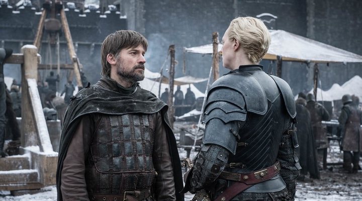  Brienne y Jaime Lannister