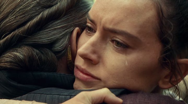  Rey y la Princesa Leia en 'Star Wars: El Ascenso de Skywalker'