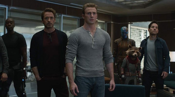 Equipo de Vengadores en 'Vengadores: Endgame'.