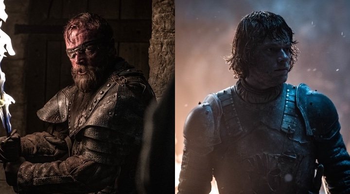 Beric Dondarrion y Theon Greyjoy