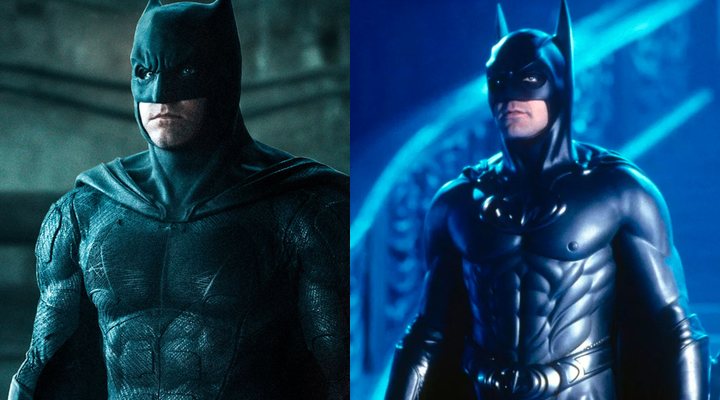  Ben Affleck en 'Liga de la Justicia' y George Clooney en 'Batman y Robin'