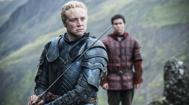  Gwendoline Christie como Brienne en 'Juego de Tronos'