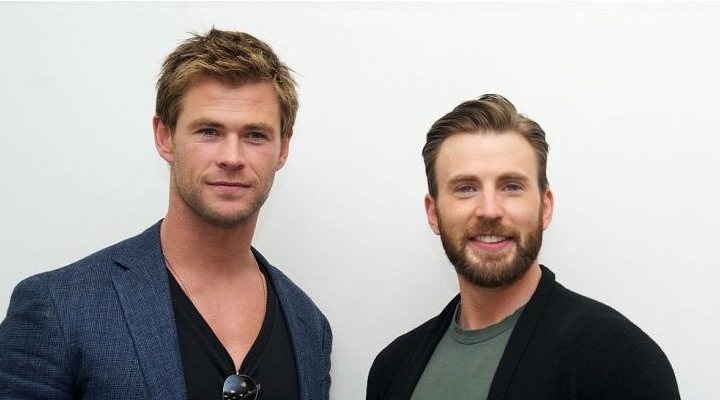 Chris Evans y Chris Hemsworth