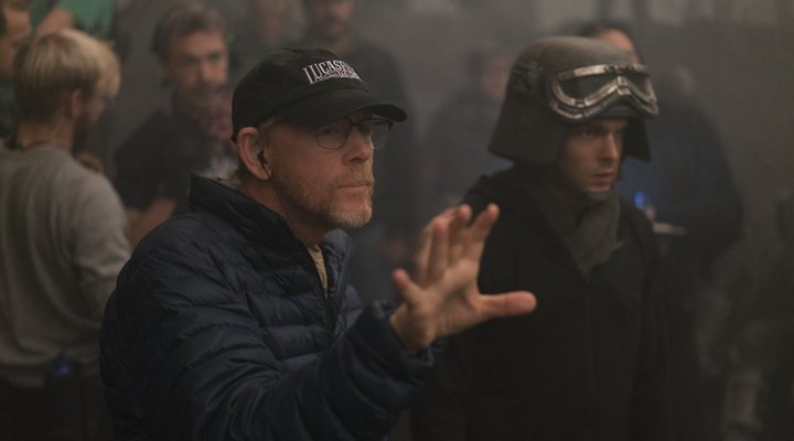 Ron Howard en el rodaje de 'Han Solo: Una historia de Star Wars'