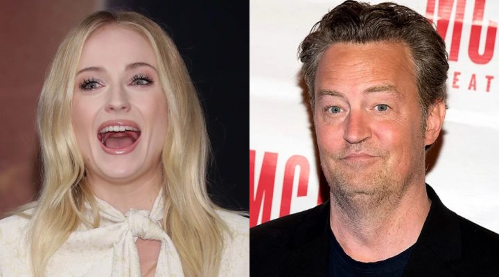 Sophie Turner y Matthew Perry