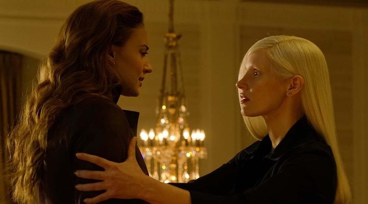 Sophie Turner y Jessica Chastain en 'X-Men: Dark Phoenix'