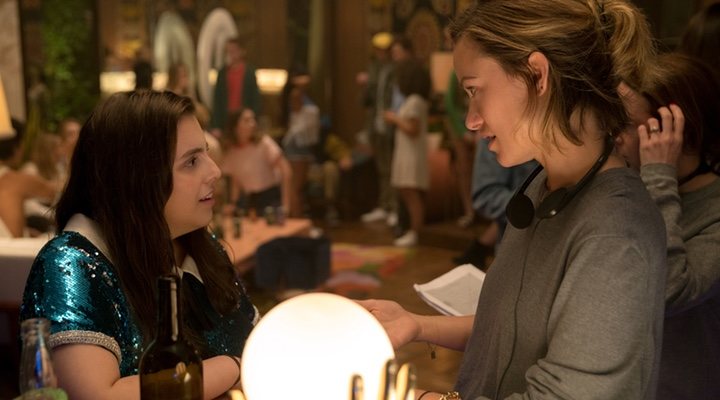  Beanie Feldstein y Olivia Wilde en el rodaje de 'Súper empollonas'