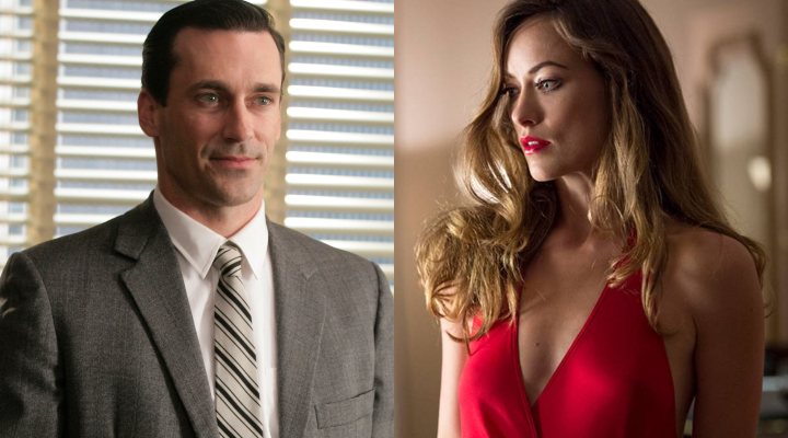 Jon Hamm y Olivia Wilde