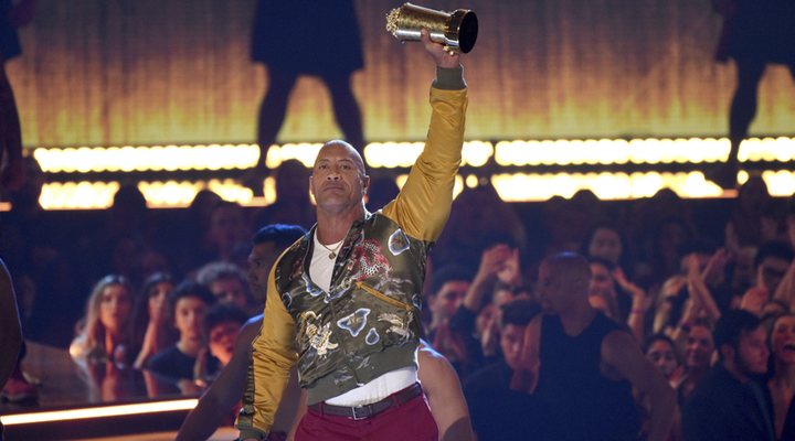 Dwayne Johnson en los MTV Awards