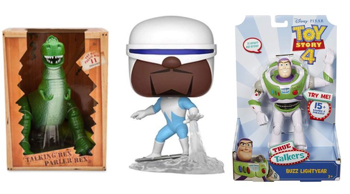 Texto merchandising 'Toy Story' y 'Los increíbles'