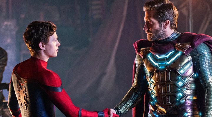  Tom Holland y Jake Gyllenhal en 'Spider-Man: Lejos de casa'