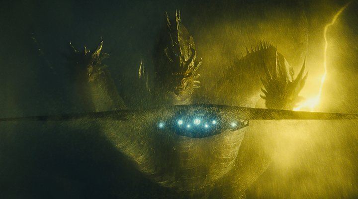  King Ghidorah en 'Godzilla: Rey de los Monstruos'