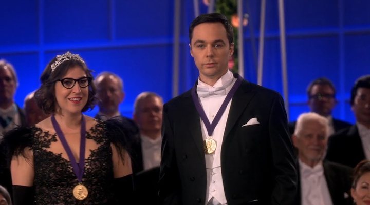 Sheldon y Amy recogen el Nobel en 'The Big Bang Theory'