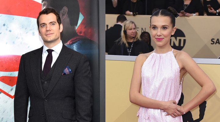  Henry Cavill y Millie Bobby Brown