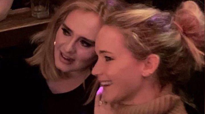 Jennifer Lawrence y Adele