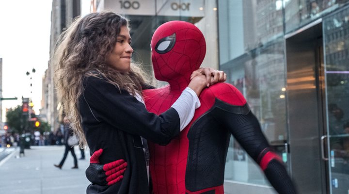  Fotograma 'Spider-man: Lejos de casa' con con Zendaya y Tom Holland