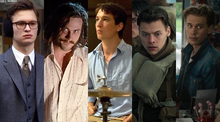 Ansel Elgort, Aaron Taylor-Johnson, Miles Teller, Harry Styles y Austin Butler